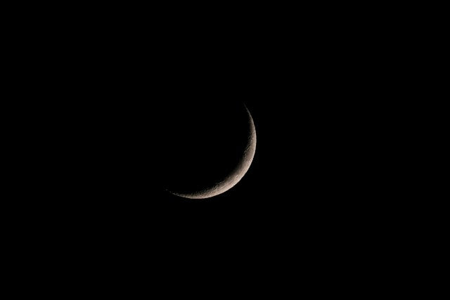 New Moon in Libra in October 2026 against a dark night sky