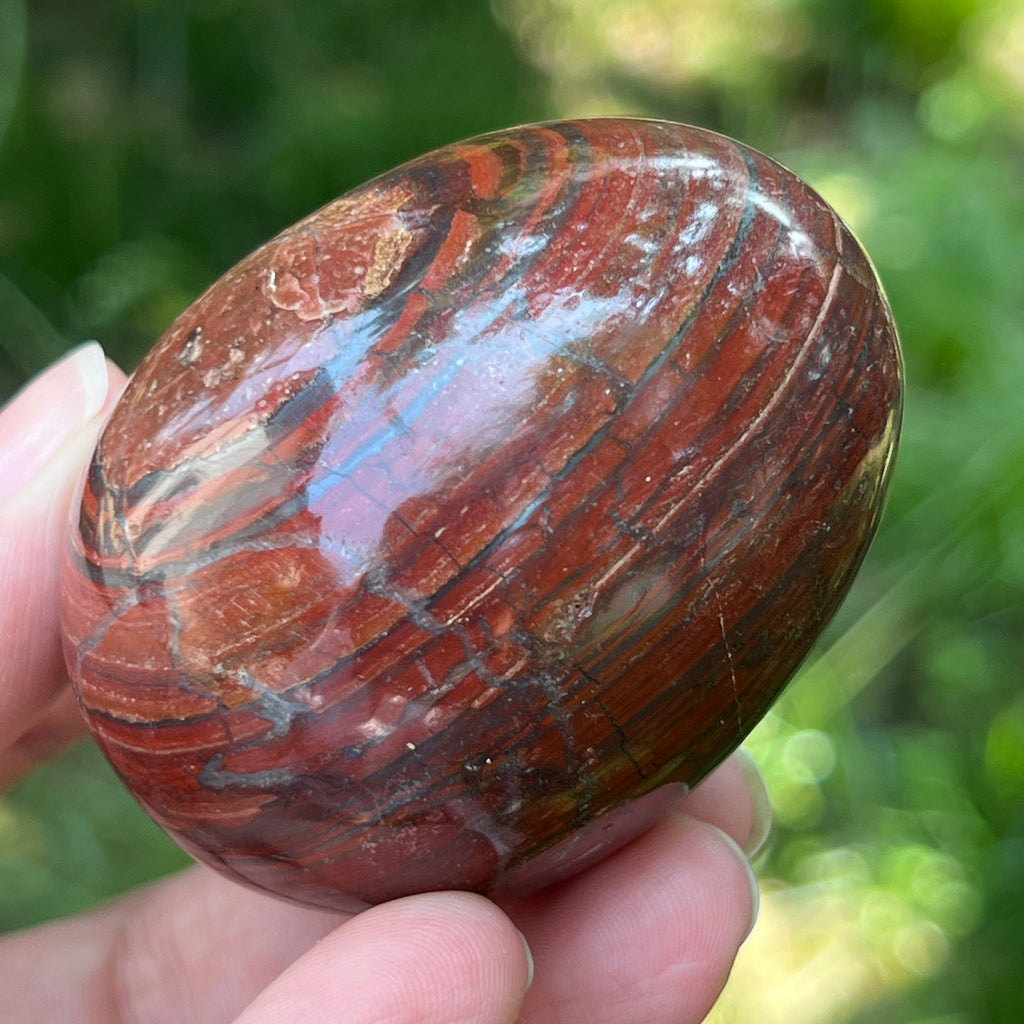 Ou jasp rosu din Zimbabwe model 10, pietre semipretioase - druzy.ro 10 