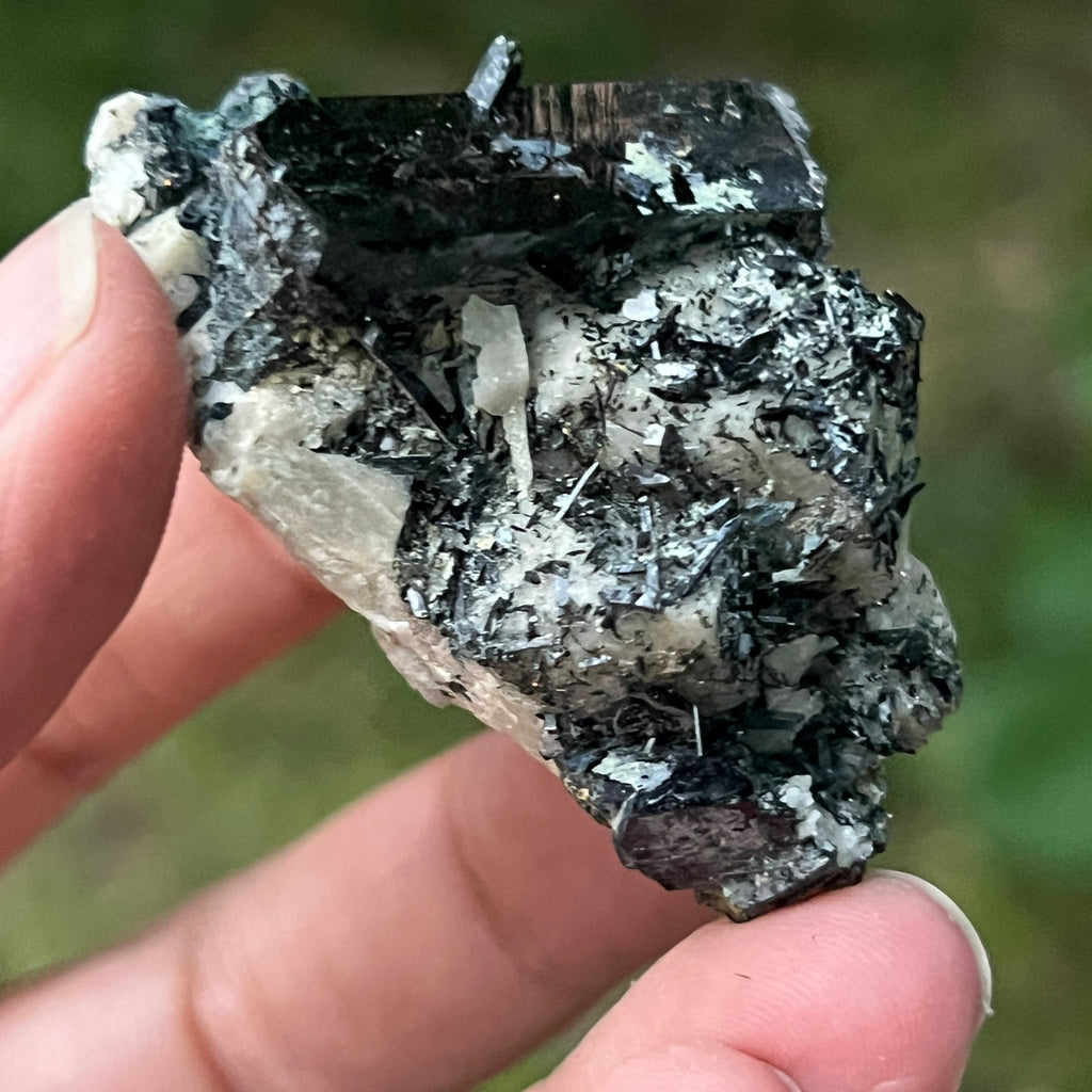 Cluster egirin mini cuart fumuriu/negru Zomba m15, pietre semipretioase - druzy.ro 4 