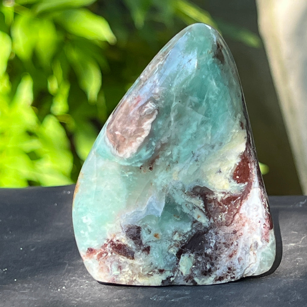 Calcedonie cu crom albastru-verzuie din Zimbabwe -forma libera| Model 3, pietre semipretioase - druzy.ro 2 