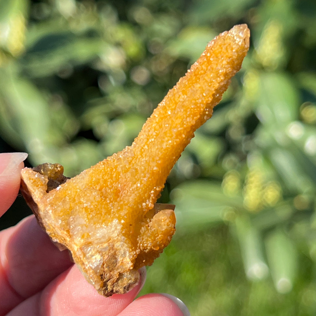 Cluster lemonit / cuart spirit solar Africa de Sud model 9, pietre semipretioase - druzy.ro 3 
