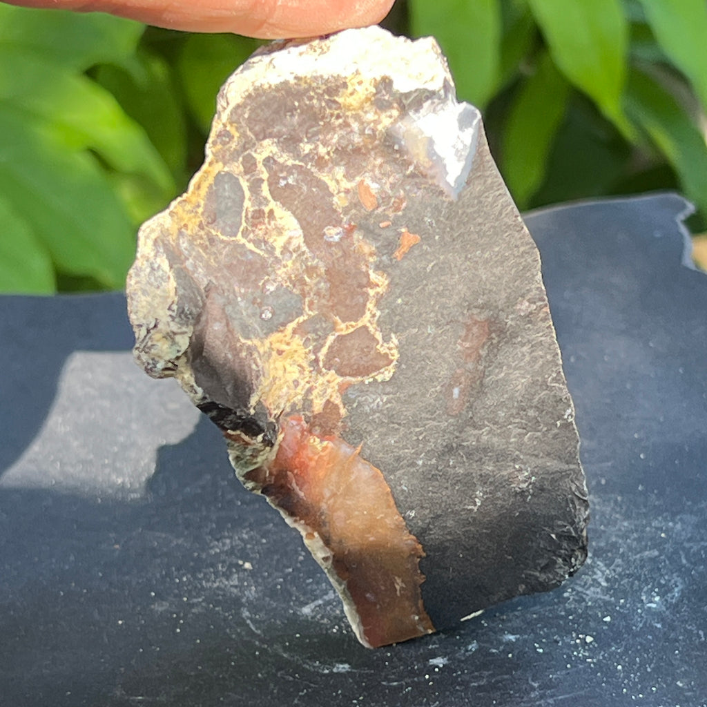 Onix negru piatra bruta India model 12, pietre semipretioase - druzy.ro 6 