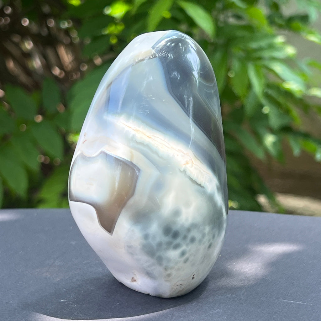 Agat Orca forma libera din Madagascar model 22, pietre semipretioase - druzy.ro 5 