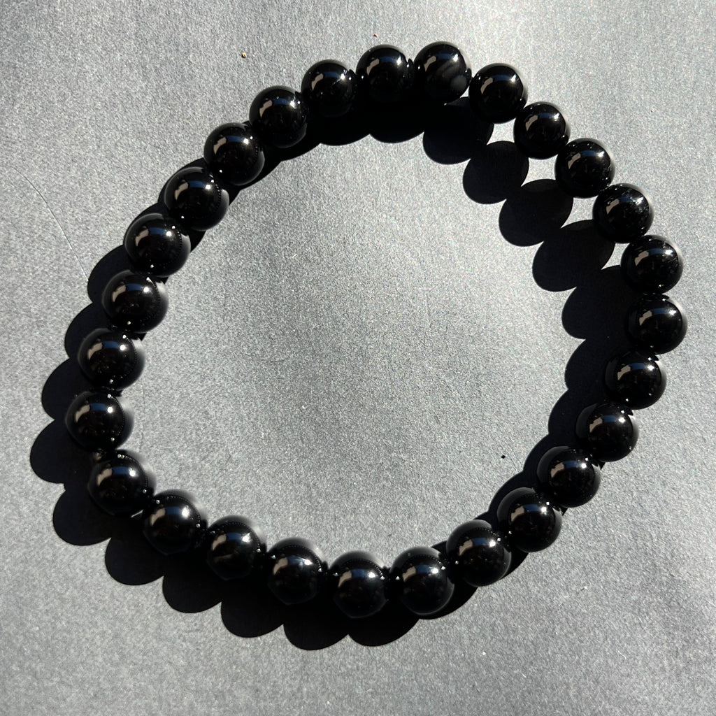 Bratara barbati onix negru 8 mm, pietre semipretioase - druzy.ro 2 