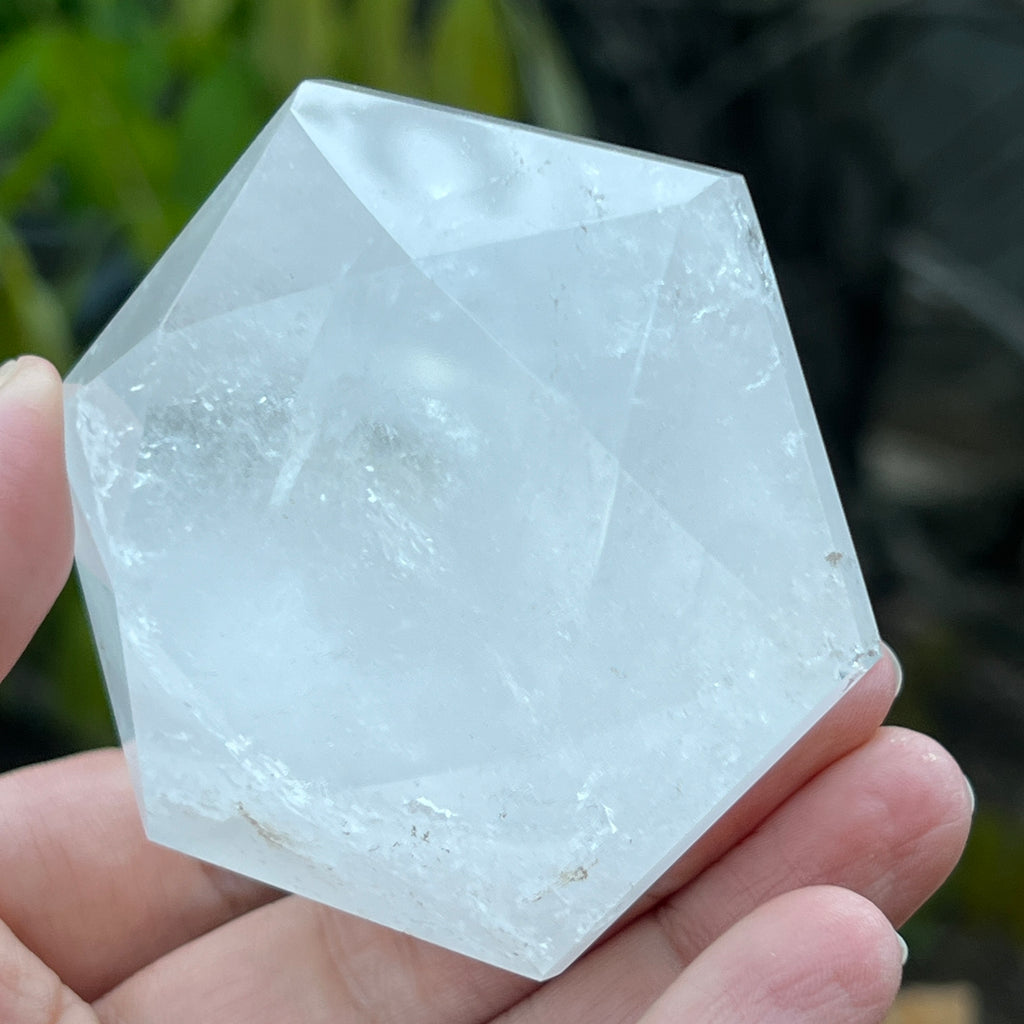 Cuart forma diamant cristal de stanca/cuart incolor m1, pietre semipretioase - druzy.ro 2 