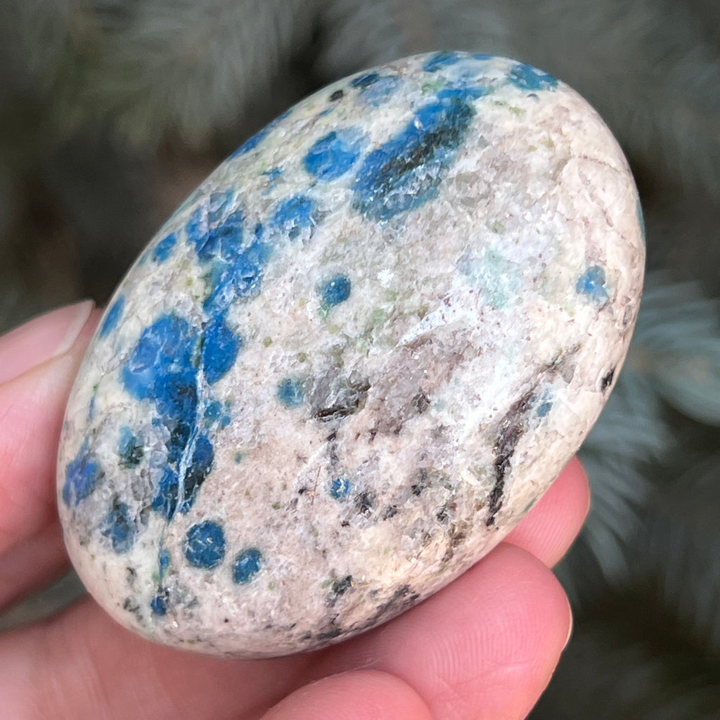 Palmstone K2 Granit cu azurit model 8, pietre semipretioase - druzy.ro 5 