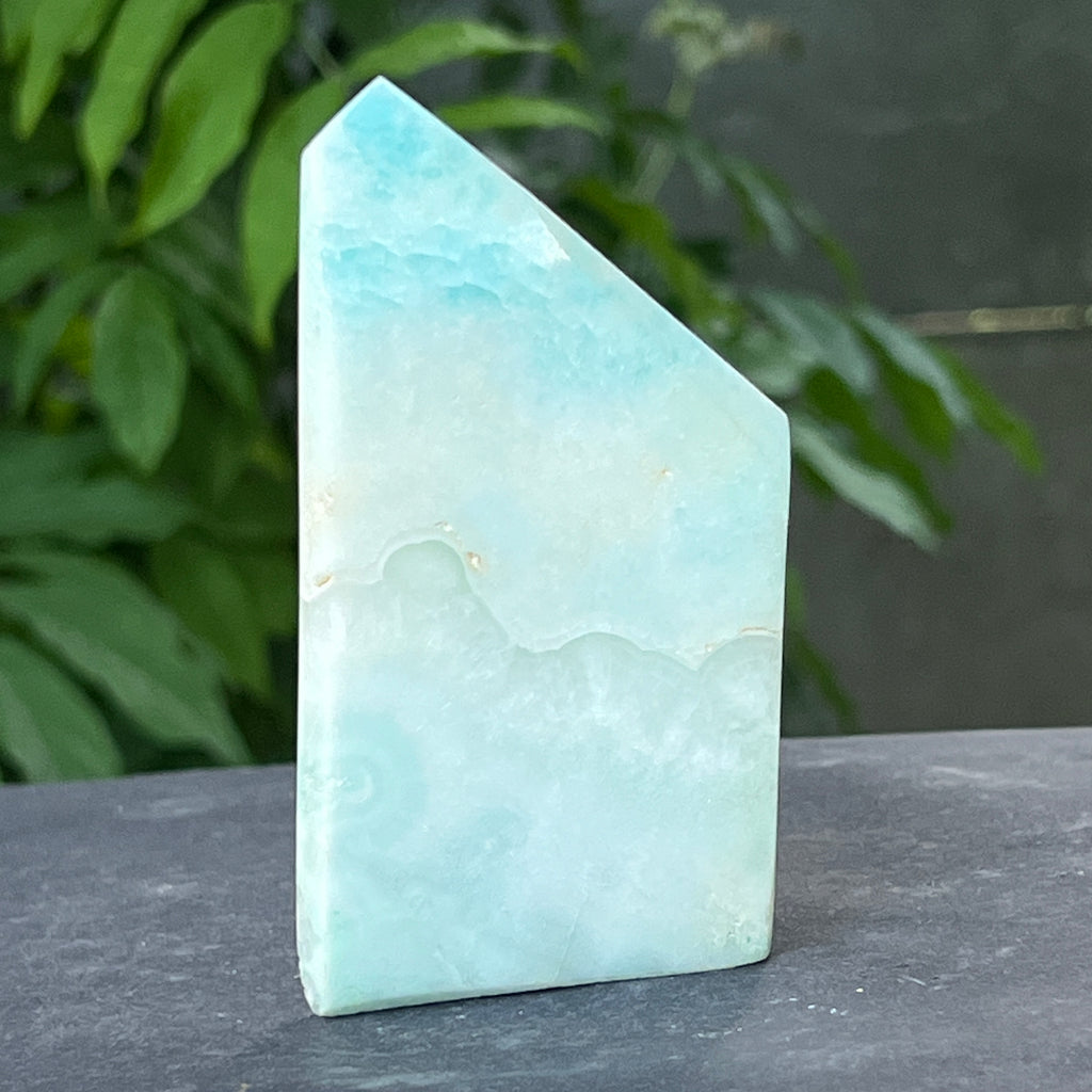 Sculptura generator aragonit albastru | Model 4, pietre semipretioase - druzy.ro 5 