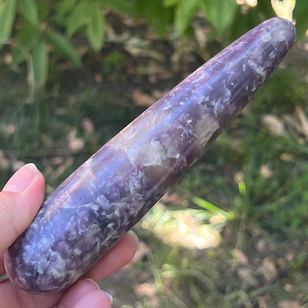 Bagheta Lepidolit din Madagascar m1, pietre semipretioase - druzy.ro 2 