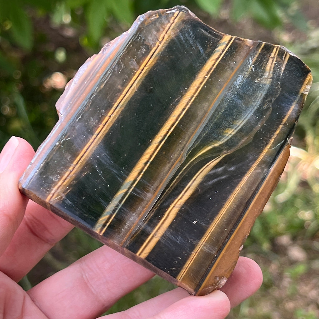 Ochi de tigru piatra bruta model 6, pietre semipretioase - druzy.ro 2 