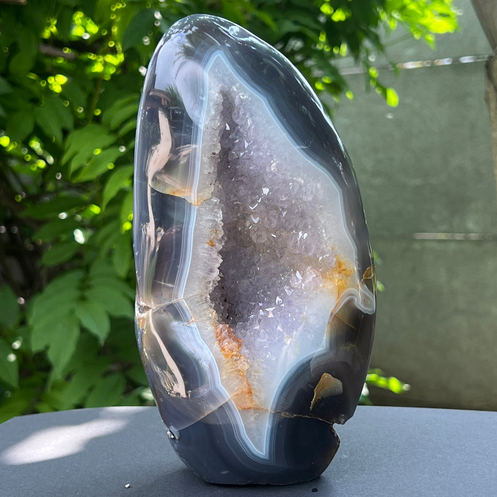 Geoda agat ametist model 10, pietre semipretioase - druzy.ro 1 