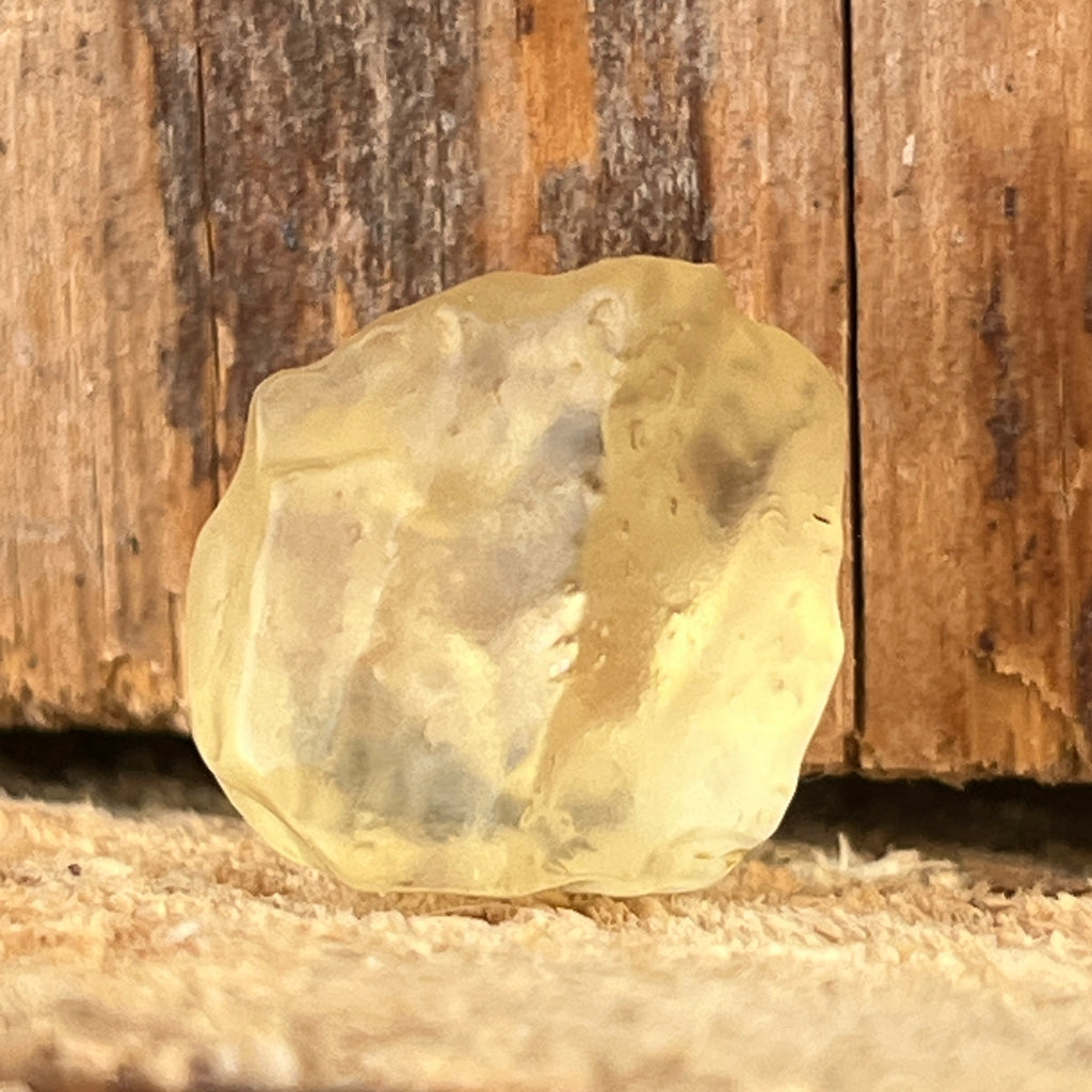 Tectita aurie, sticla desertului Libia piatra bruta model 6, calitate AAA, pietre semipretioase - druzy.ro 2 