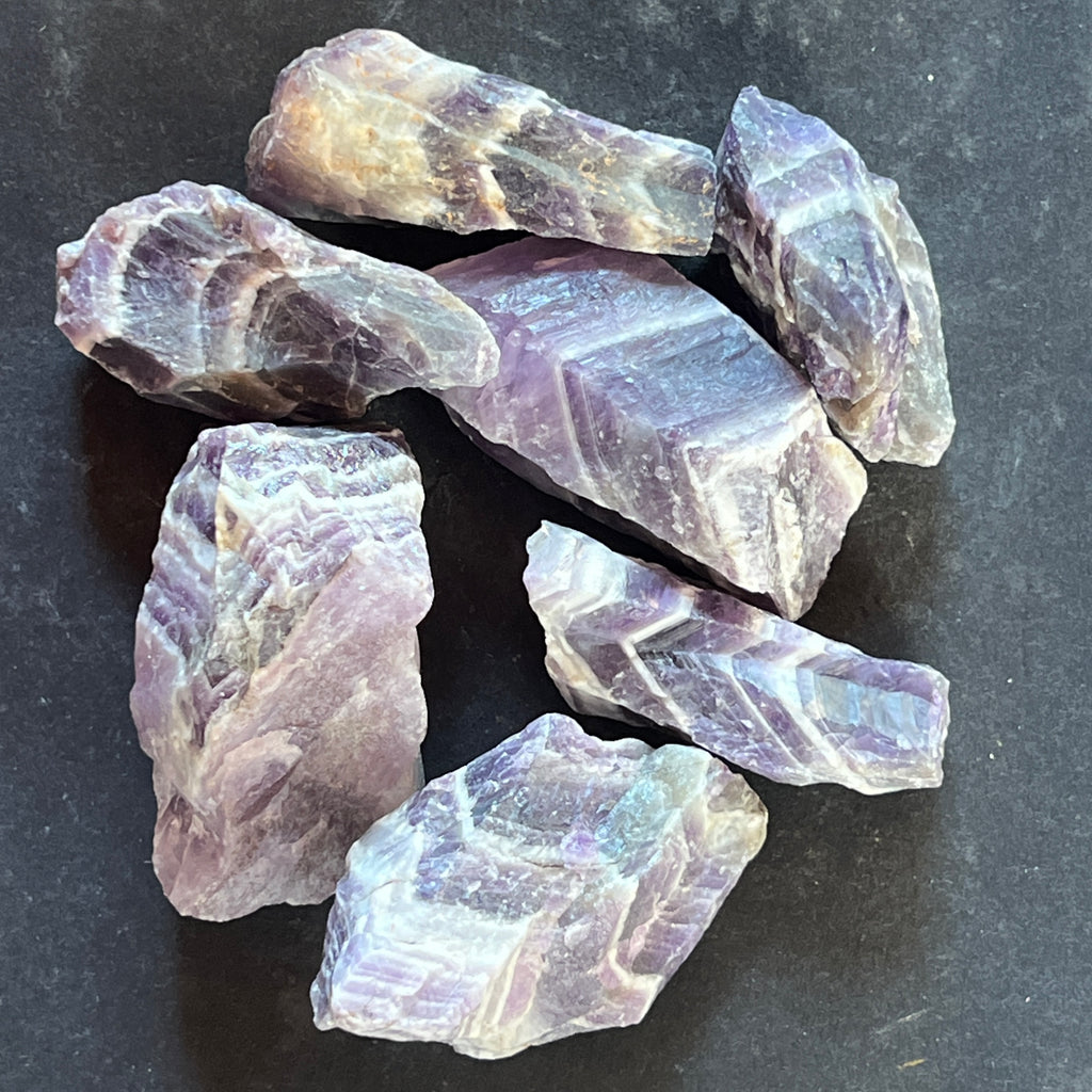 Ametist chevron piatra bruta/ varf, pietre semipretioase - druzy.ro 5 