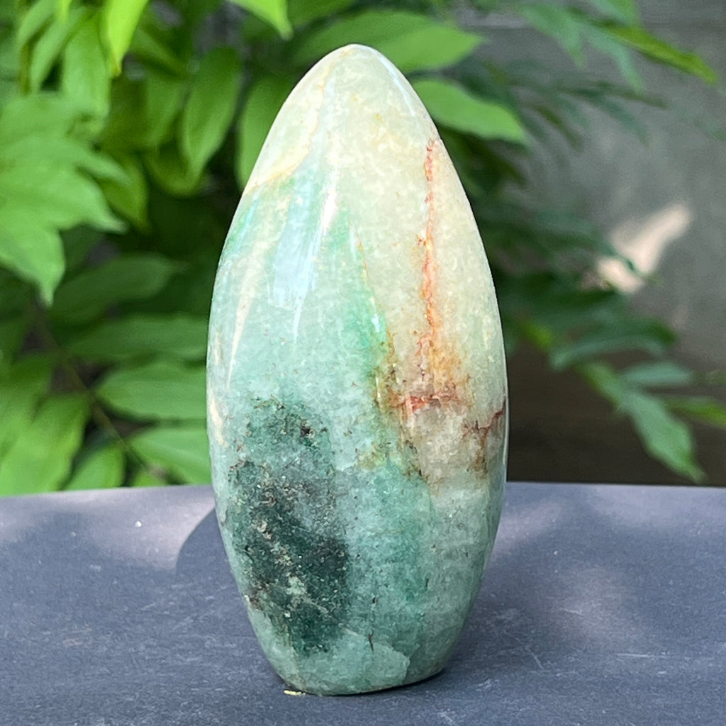 Sculptura avenurin verde m1, pietre semipretioase - druzy.ro 1 