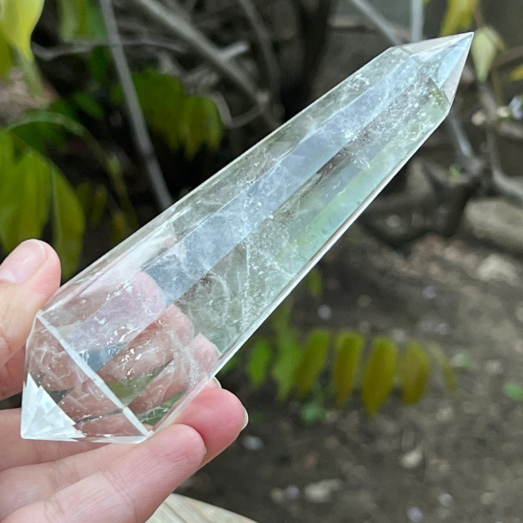 Bagheta cuart vogel, 12 fete, Brazilia model 21, pietre semipretioase - druzy.ro 3 