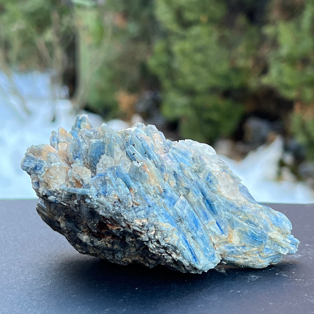Kianit albastru (Cianit) piatra bruta din Zimbabwe model c2/1, druzy.ro, cristale 4
