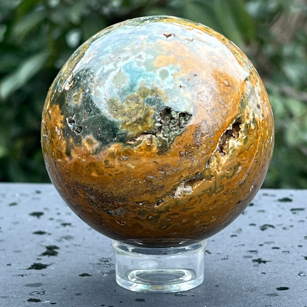 Sfera jasp ocean model 4, pietre semipretioase - druzy.ro 2 