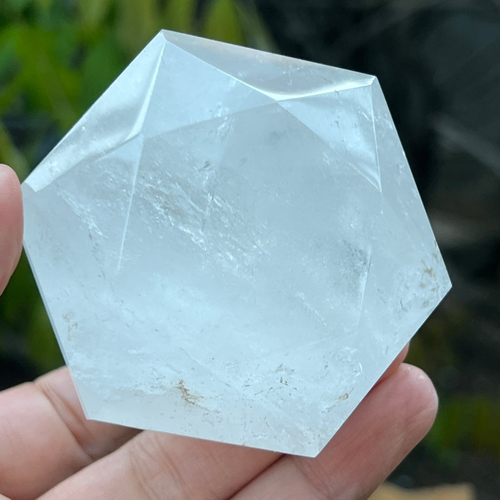 Cuart forma diamant cristal de stanca/cuart incolor m1, pietre semipretioase - druzy.ro 5 