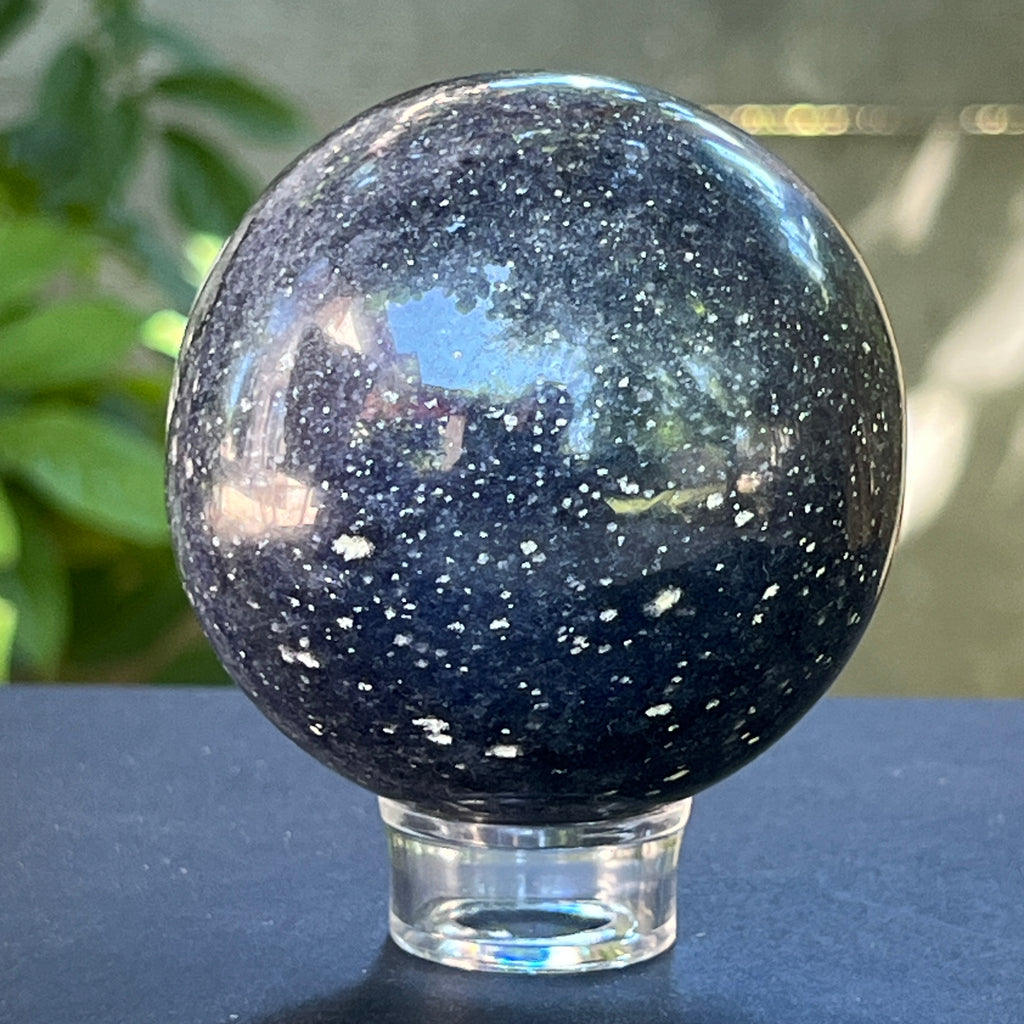 Sfera Lazulit din Madagascar model 2, pietre semipretioase - druzy.ro 1 