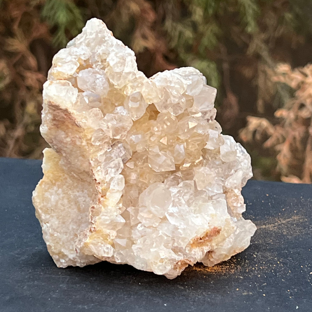 Cluster felie cuart incolor cristal de stanca din Zambia model 5, druzy.ro, cristale 7