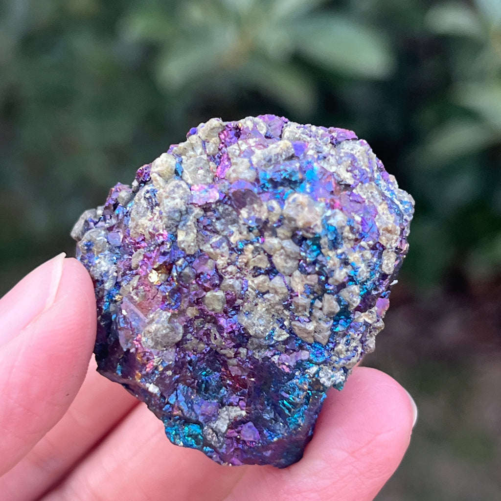 Calcopirita iridescentă din Mexic model 4, pietre semipretioase - druzy.ro 6 