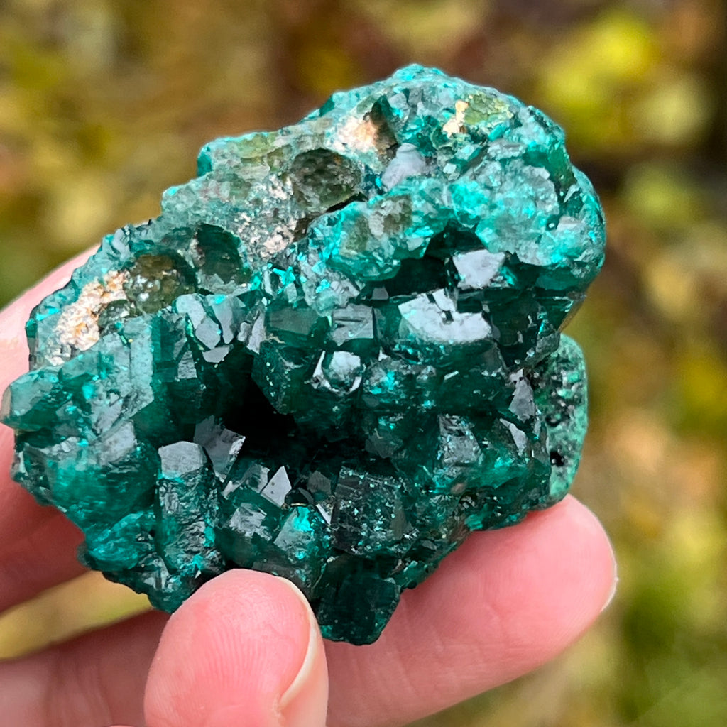 Dioptaz cluster din Congo model 6, pietre semipretioase - druzy.ro 3 