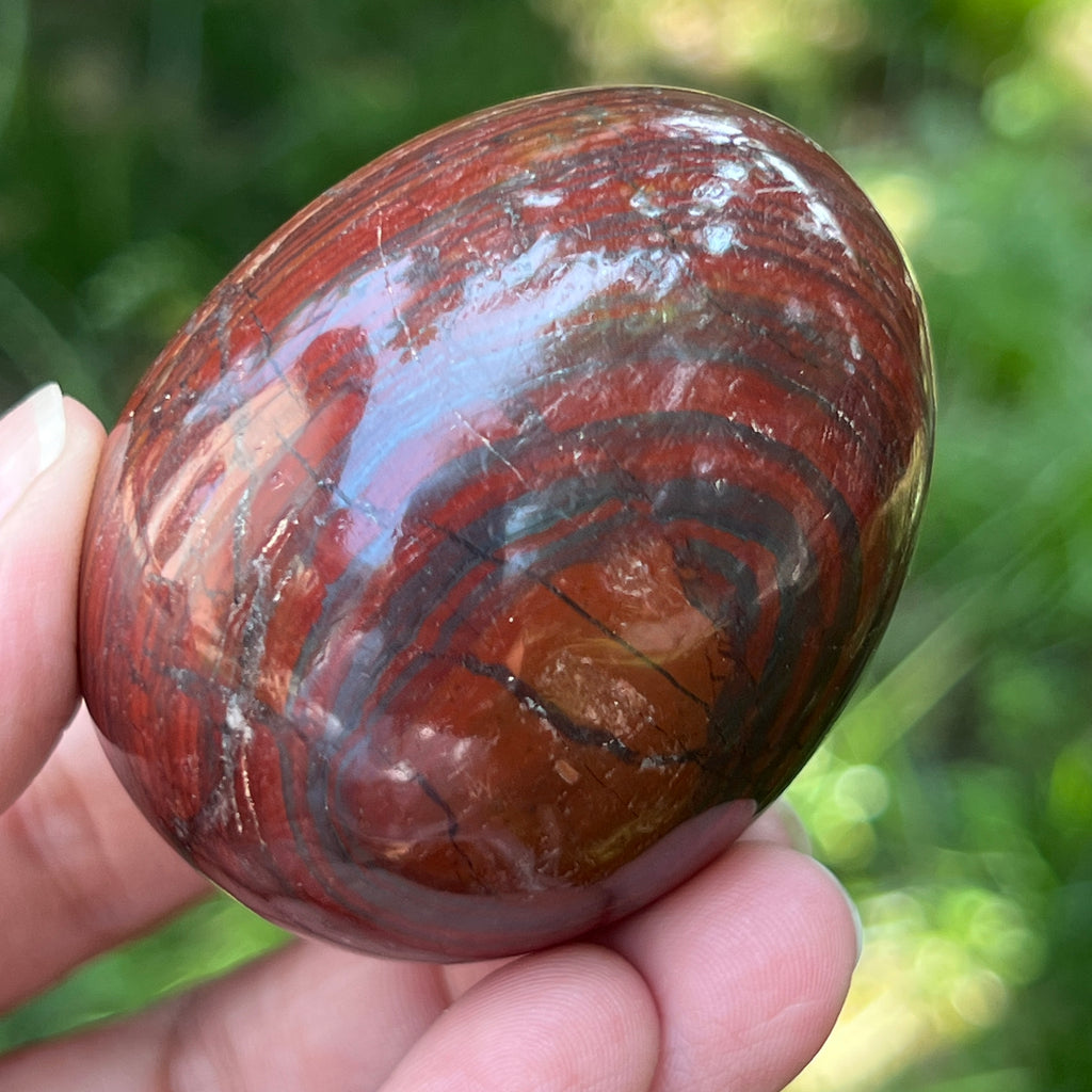 Ou jasp rosu din Zimbabwe model 10, pietre semipretioase - druzy.ro 7 