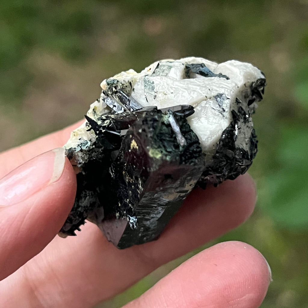 Cluster egirin mini cuart fumuriu/negru Zomba m15, pietre semipretioase - druzy.ro 6 