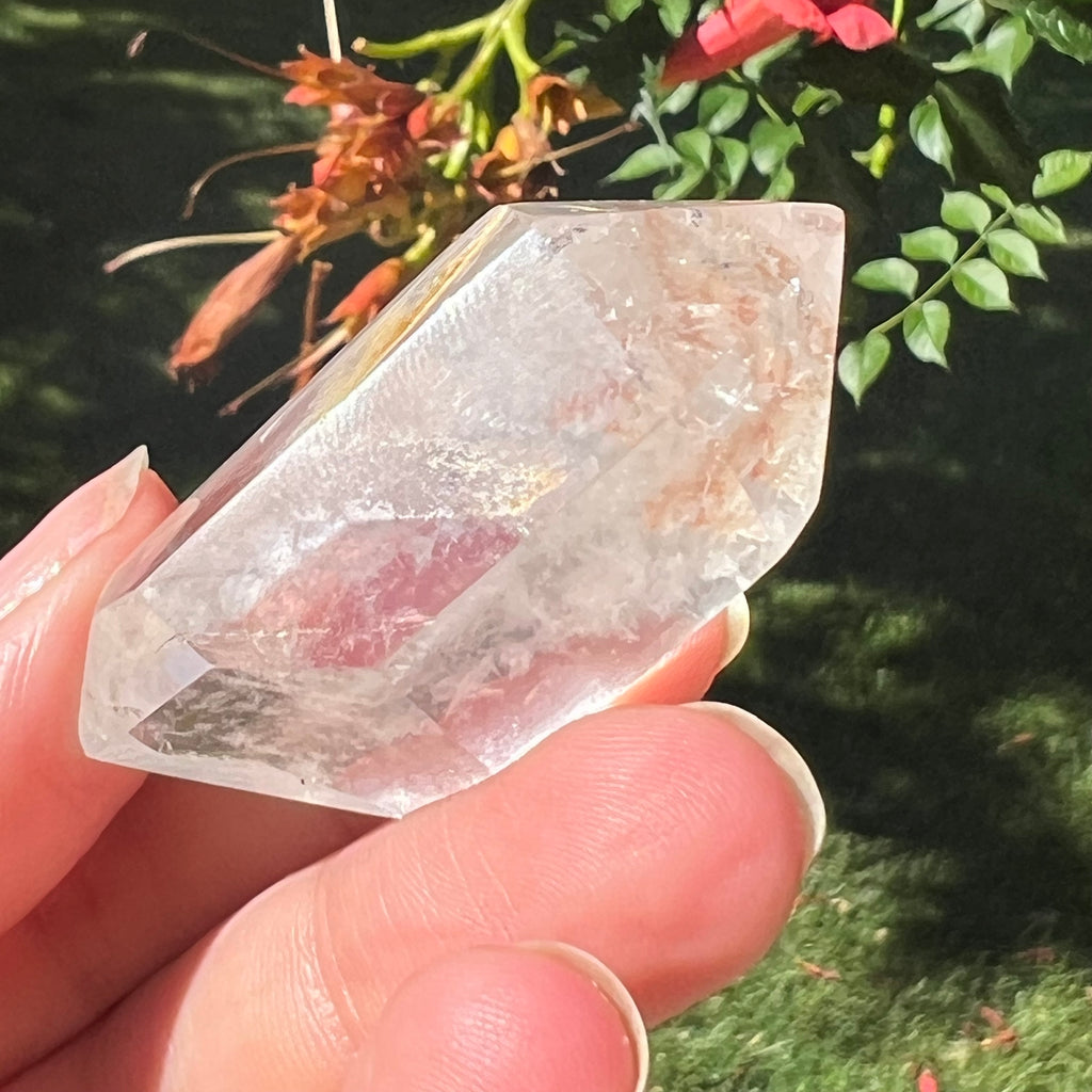 Dublu varf cristal de stanca/cuart incolor model mini10, pietre semipretioase - druzy.ro 7