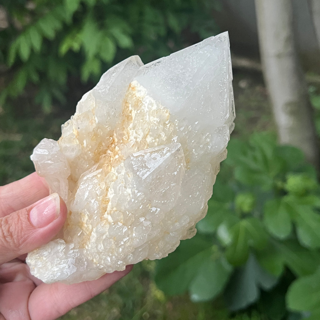 Varf cuart celest, cuart lumanare ( ananas) model 1, pietre semipretioase - druzy.ro 1 