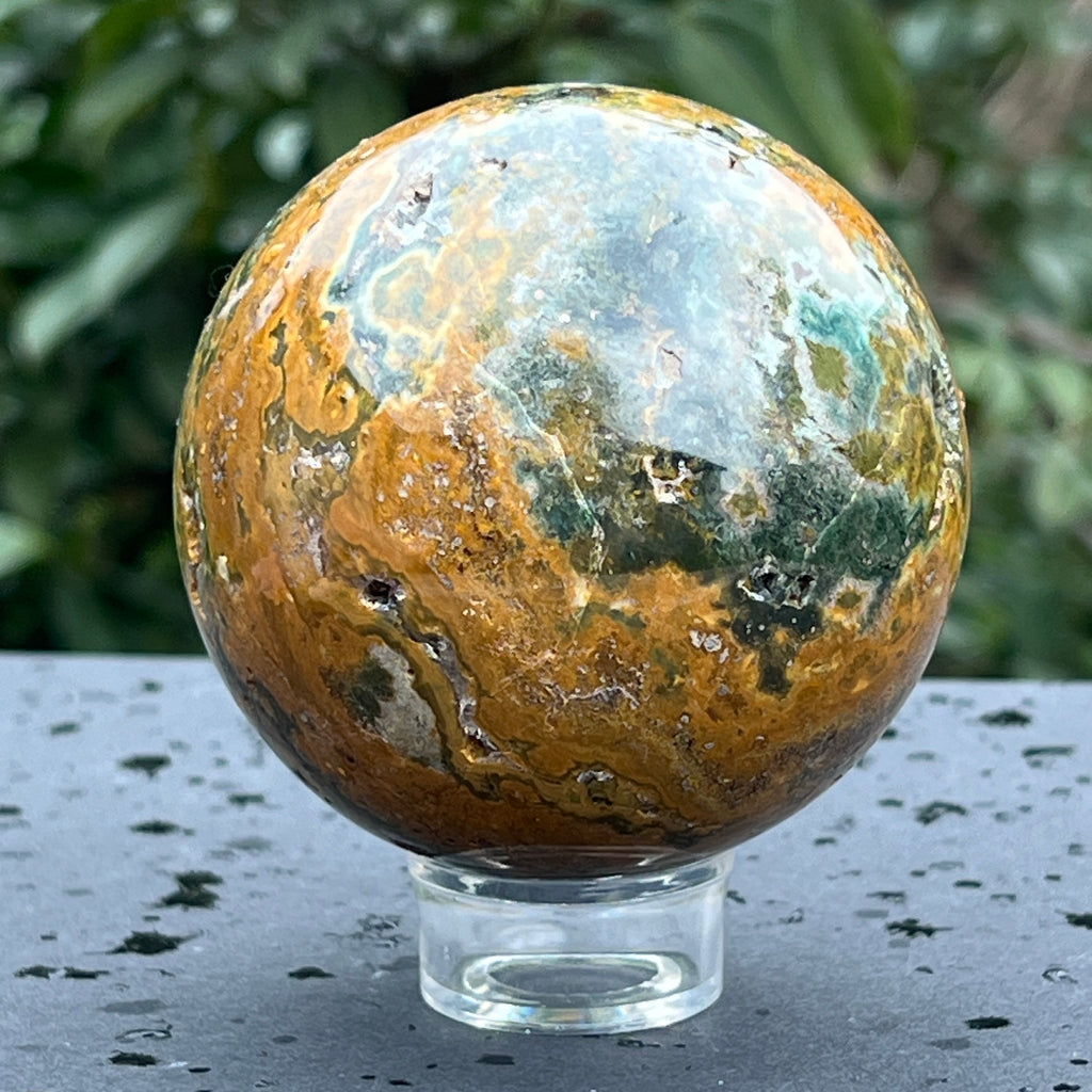 Sfera jasp ocean model 4, pietre semipretioase - druzy.ro 5 