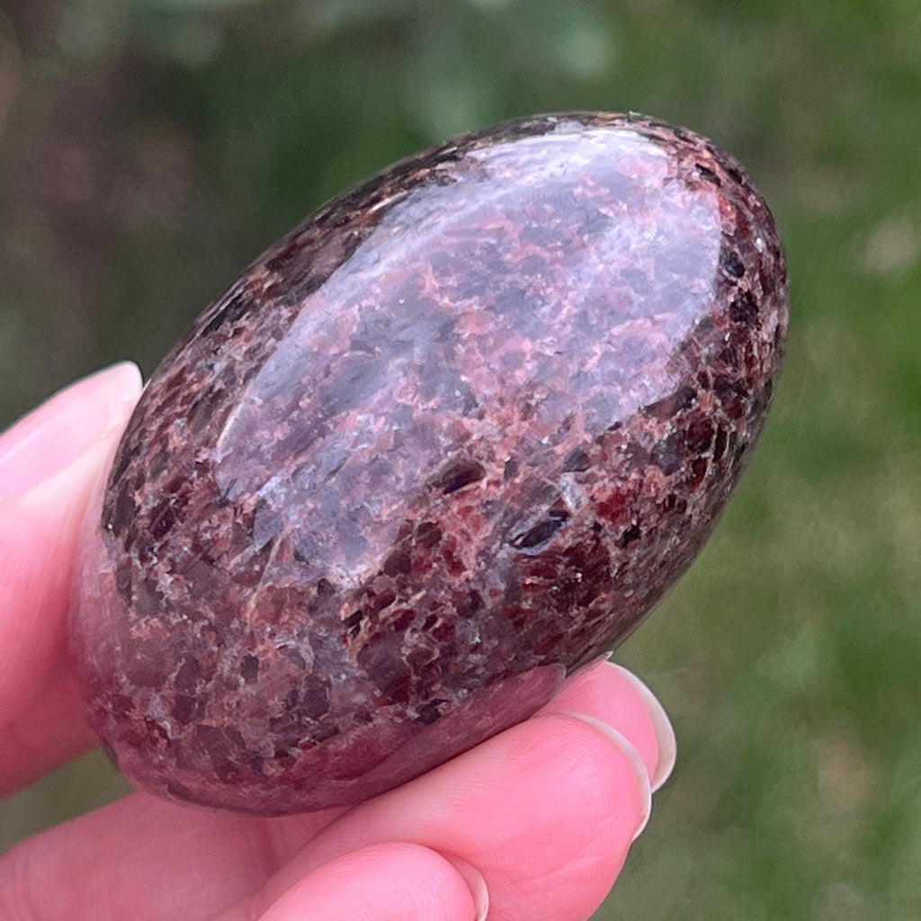 Granat palmstone model 8, pietre semipretioase - druzy.ro 3 