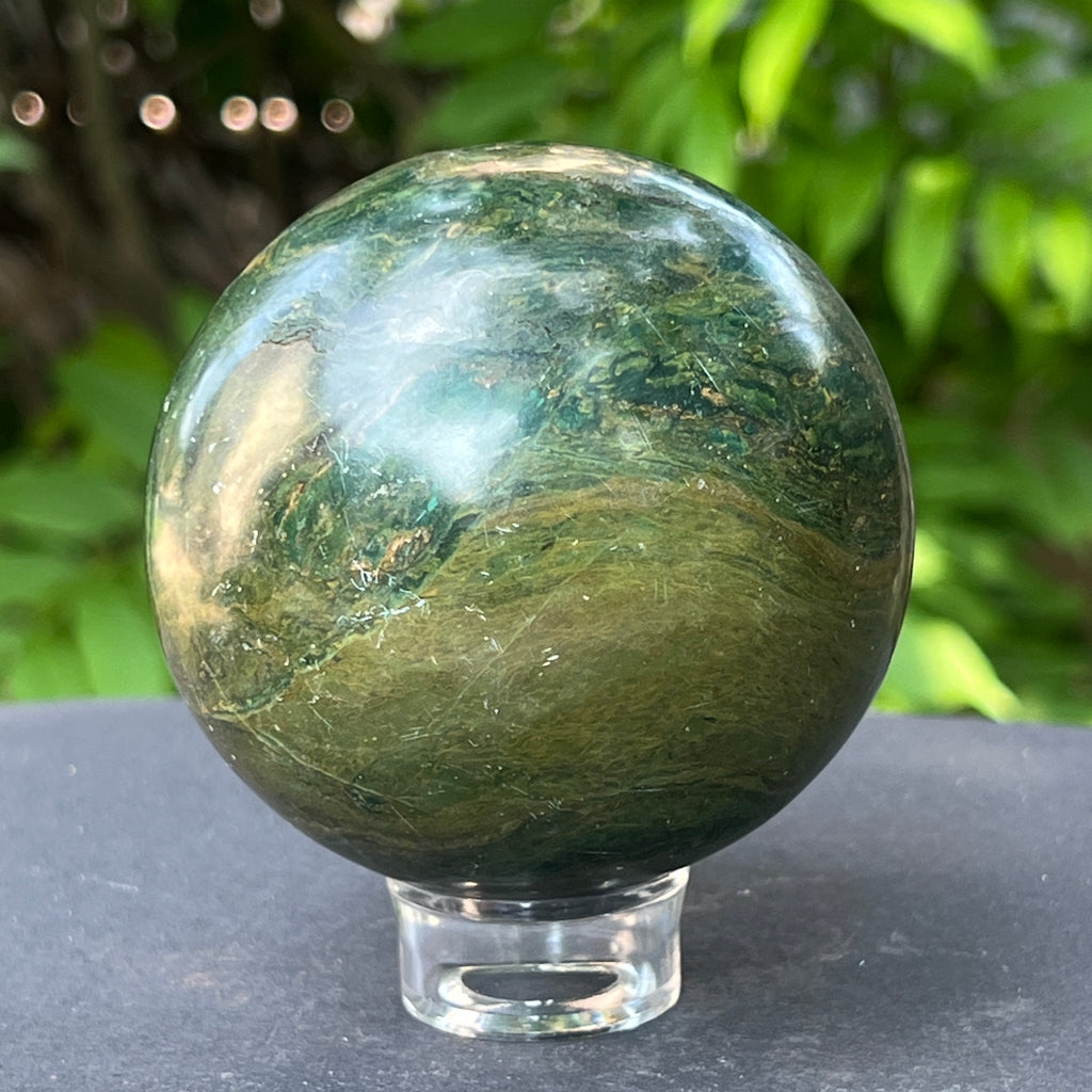 Sfera verdit (jad african) m2, pietre semipretioase - druzy.ro 5 