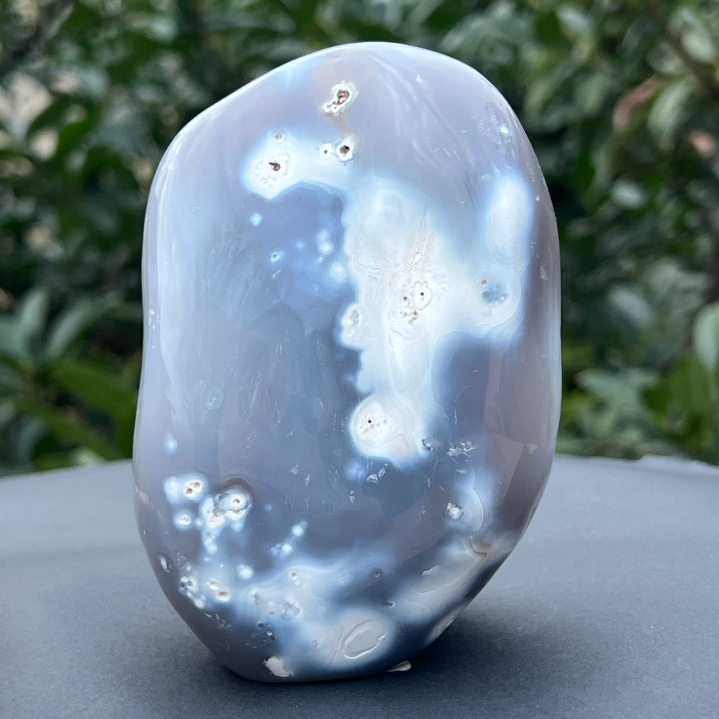 Agat Orca sculptura model 21, pietre semipretioase - druzy.ro 5 