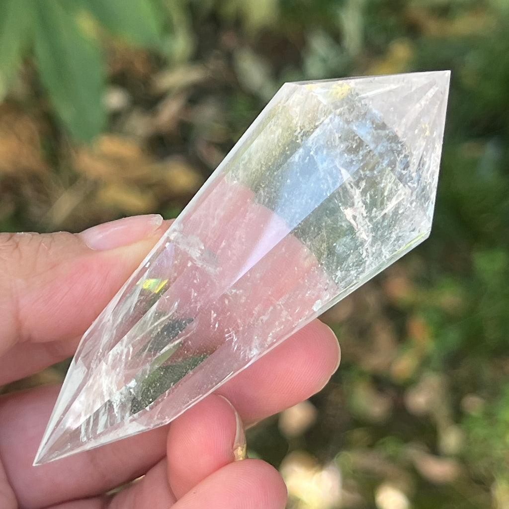 Bagheta cuart vogel, 12 fete, Brazilia model 35, pietre semipretioase - druzy.ro 6 