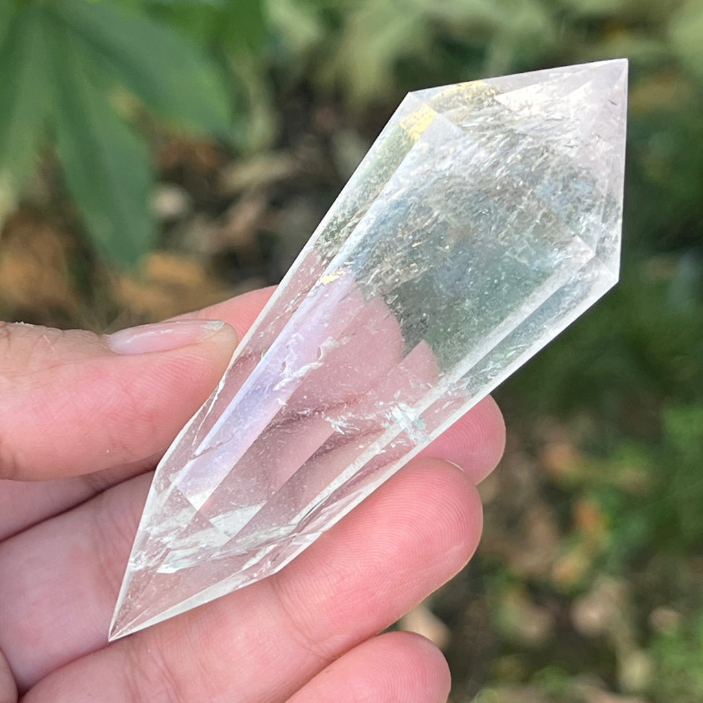 Bagheta cuart vogel, 12 fete, Brazilia model 35, pietre semipretioase - druzy.ro 4 