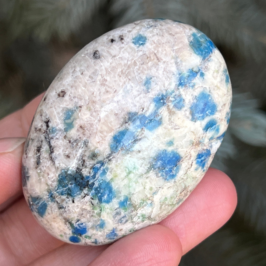 Palmstone K2 Granit cu azurit model 8, pietre semipretioase - druzy.ro 3 