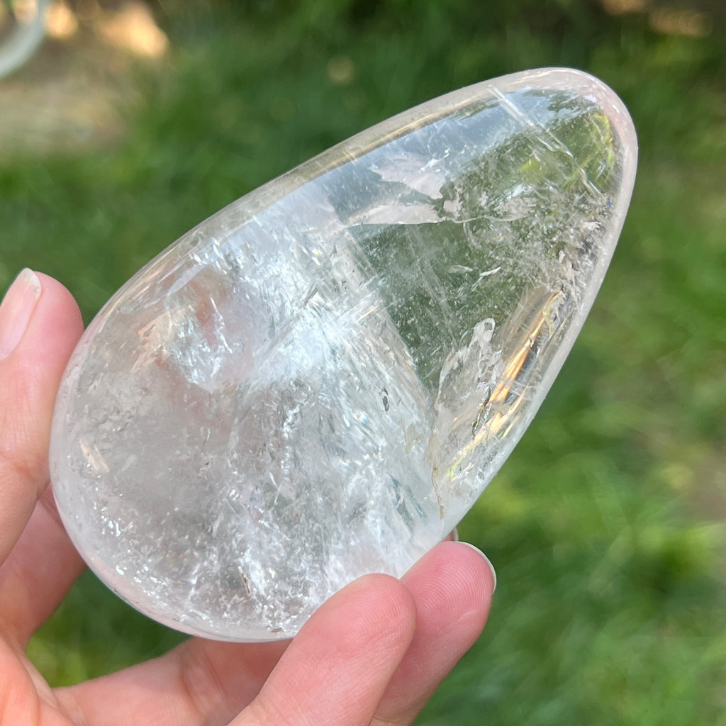 Ou din cuart de stanca/cristal incolor m1, pietre semipretioase - druzy.ro 2 