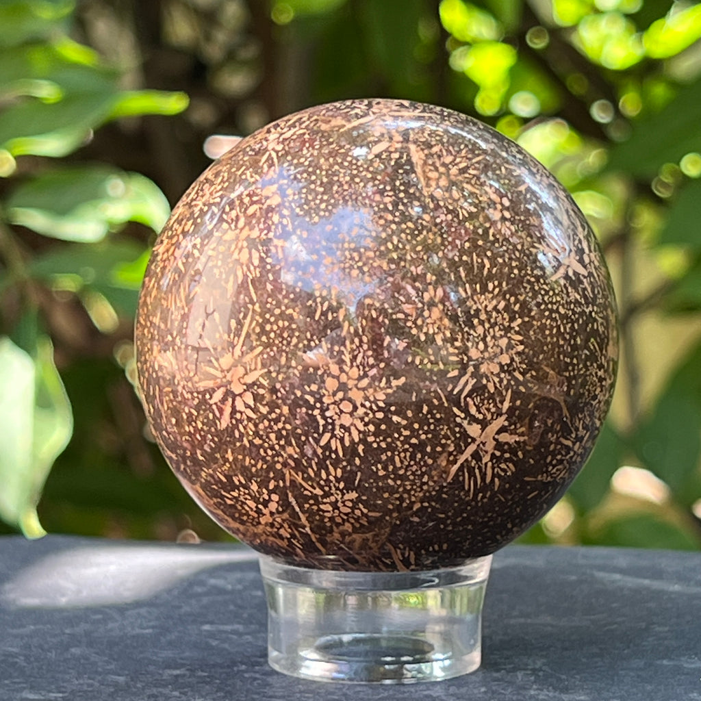 Sfera Starburst jasp | Model 5, pietre semipretioase - druzy.ro 4 