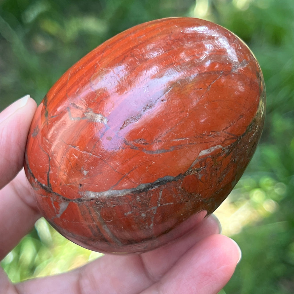 Ou jasp rosu din Zimbabwe model 2, pietre semipretioase - druzy.ro 1 