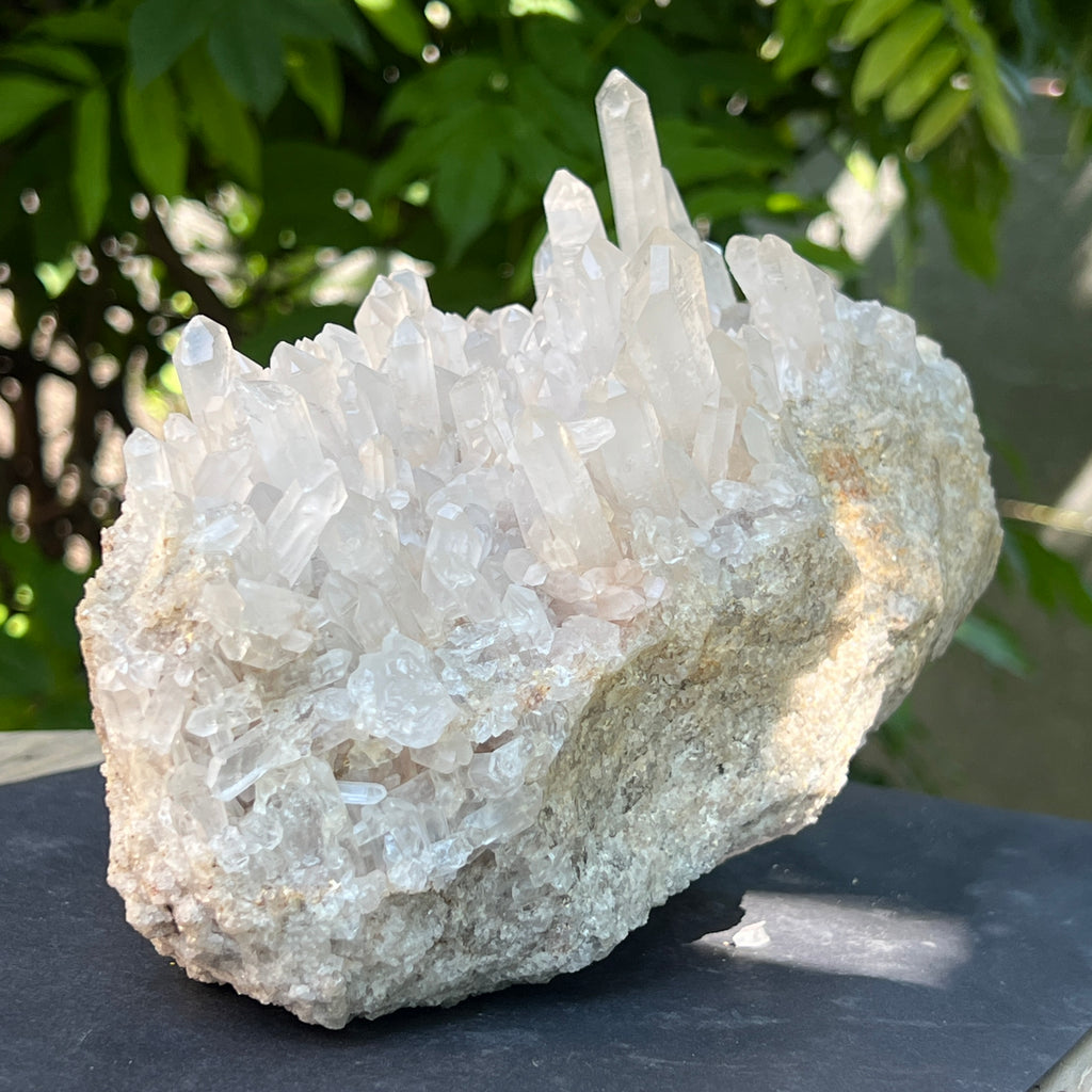 Floare de mina, cluster cuart ICY | Model 15, pietre semipretioase - druzy.ro 5 