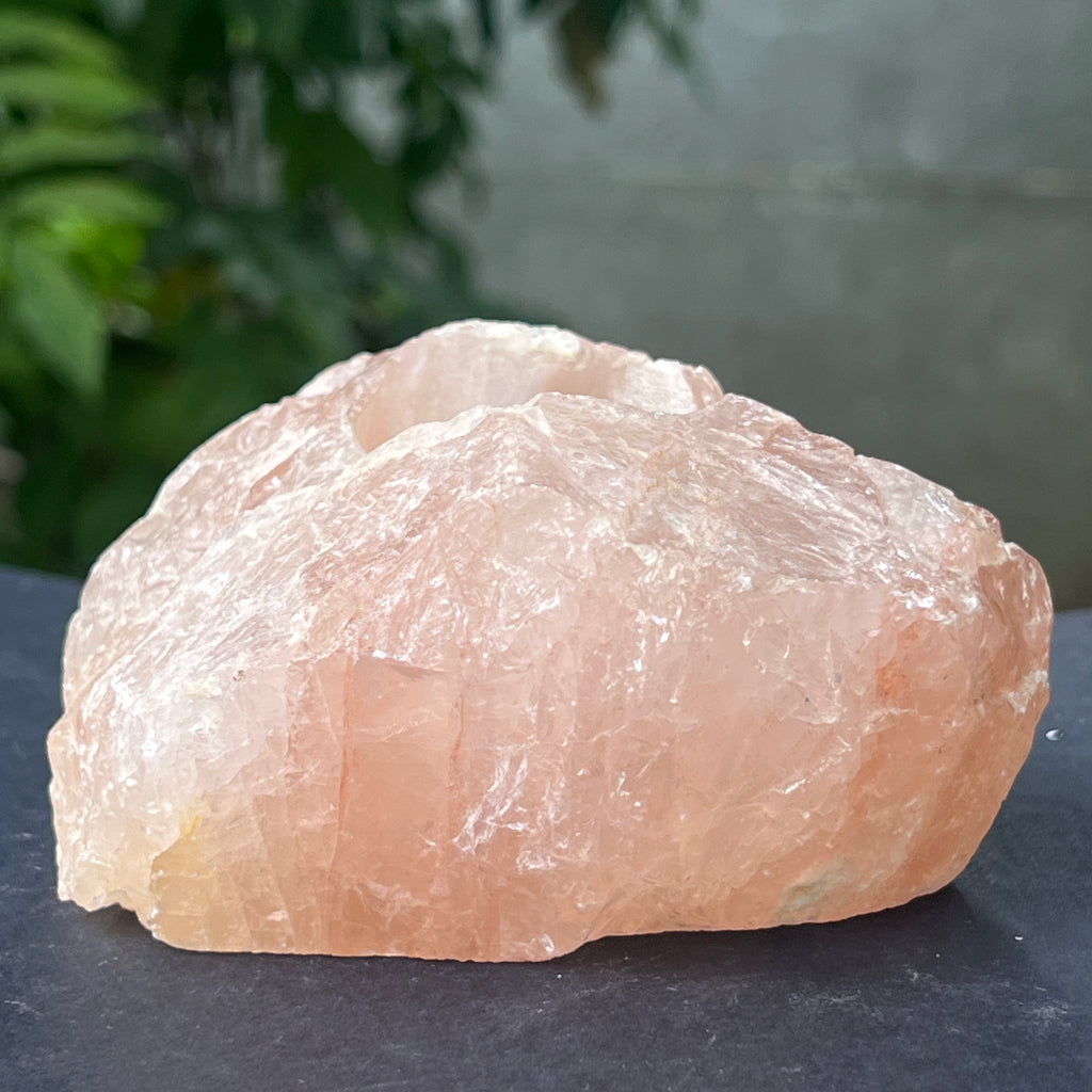 Suport lumanare din cuart hematoid model 2, pietre semipretioase - druzy.ro 4 
