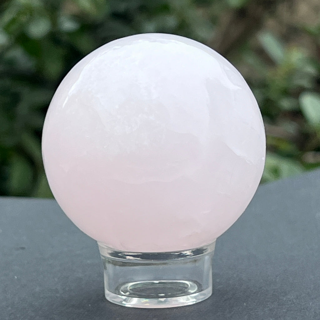 Sfera calcit Mangano din Pakistan model 3, pietre semipretioase - druzy.ro 2 