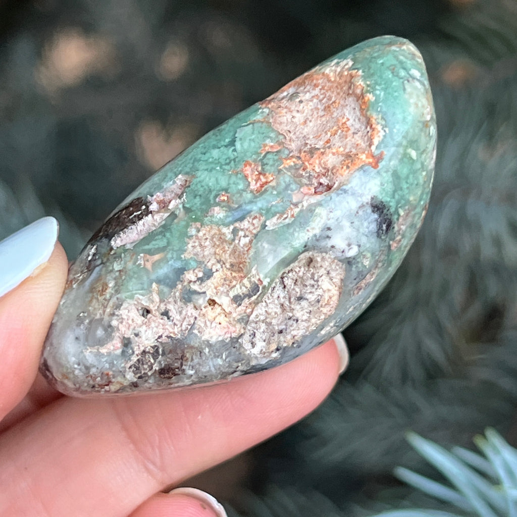 Crisopraz smarald palmstone model 1 din Zimbabwe, pietre semipretioase - druzy.ro 3 