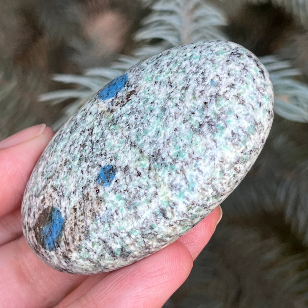 Palmstone K2 Granit cu azurit model 6, pietre semipretioase - druzy.ro 6 