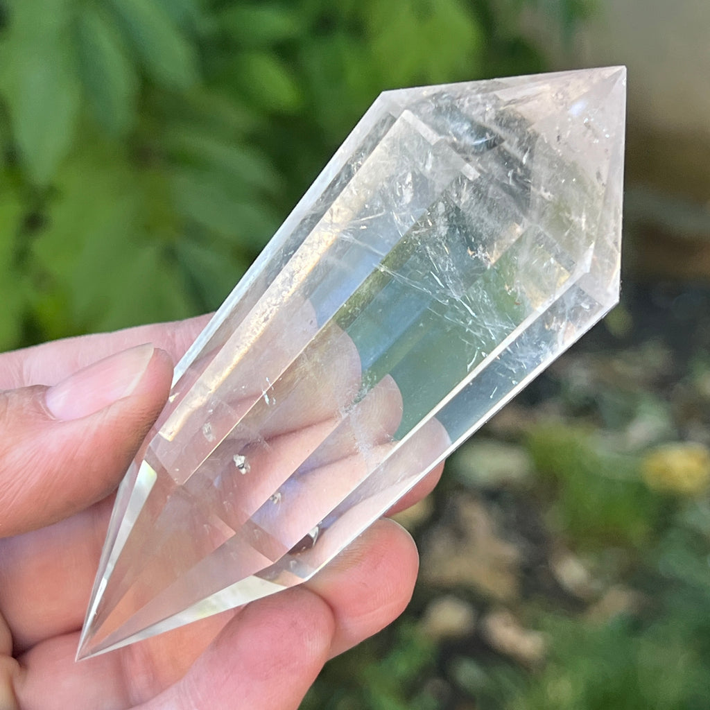 Bagheta cuart vogel, 12 fete, Brazilia model 5, pietre semipretioase - druzy.ro 3 