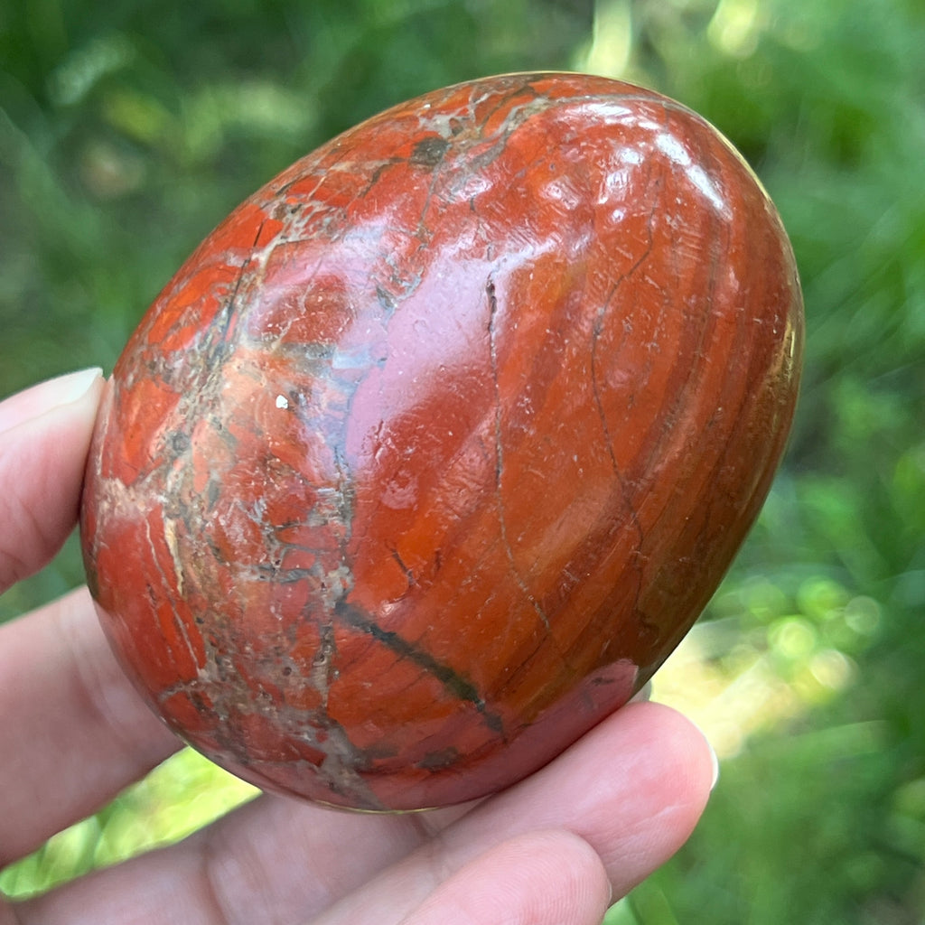 Ou jasp rosu din Zimbabwe model 2, pietre semipretioase - druzy.ro 4 