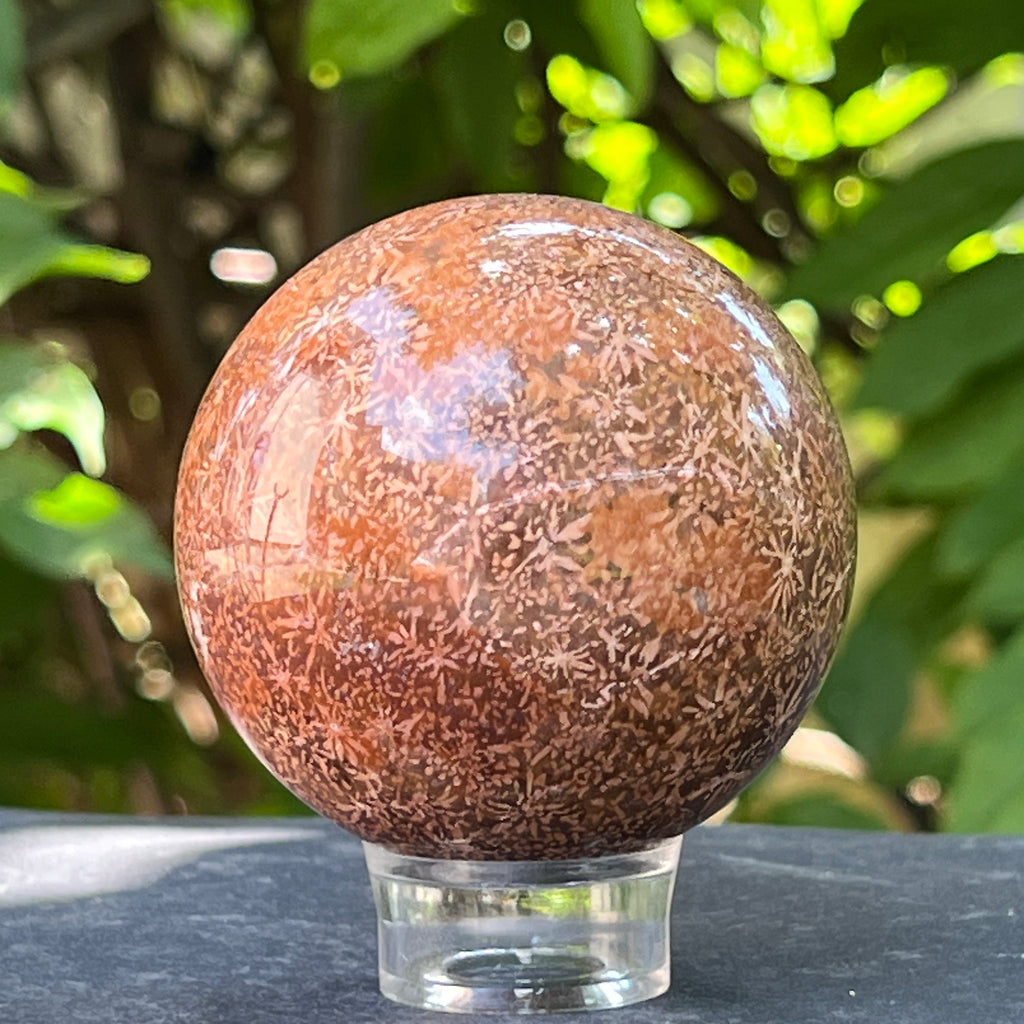 Sfera Starburst jasp | Model 4, pietre semipretioase - druzy.ro 3 
