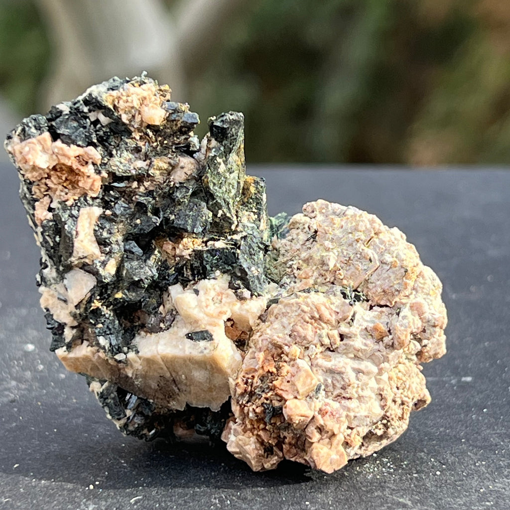Cluster egirin mini cuart fumuriu/negru Zomba m3, druzy.ro, cristale 2