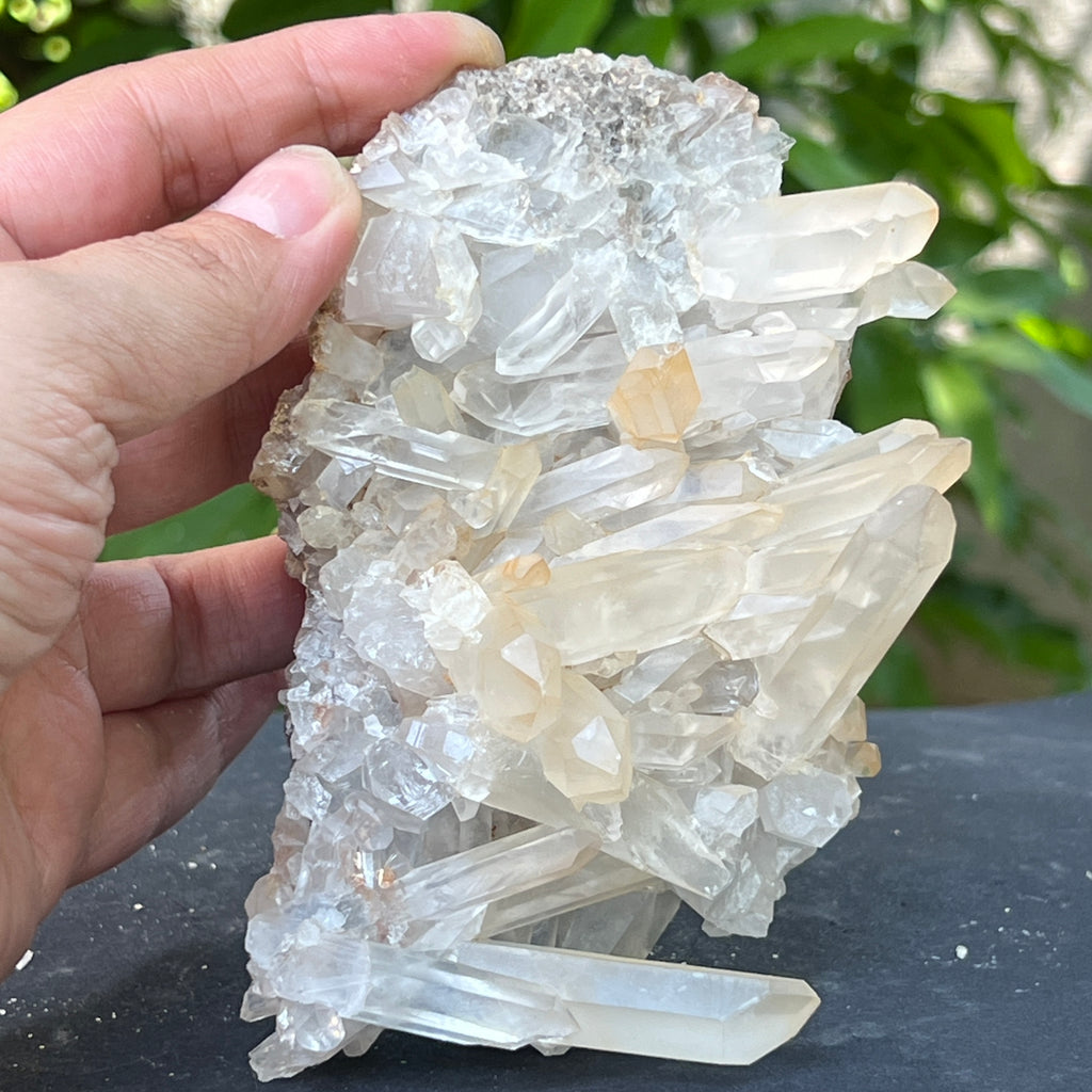 Floare de mina, cluster cuart ICY | Model 11, pietre semipretioase - druzy.ro 4 