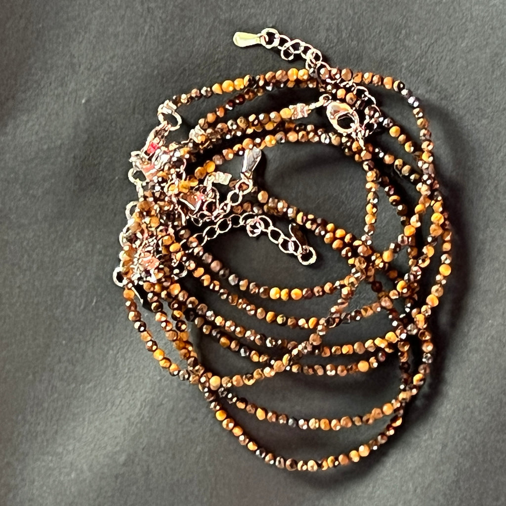 Bratara ochi de tigru 2 mm reglabila, pietre semipretioase - druzy.ro 4 